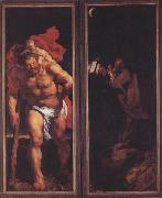 Peter Paul Rubens St Christopber and the Hermit (mk01) oil painting artist